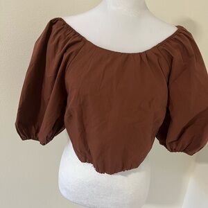 Abercrombie & Fitch Chocolate Brown Blouse